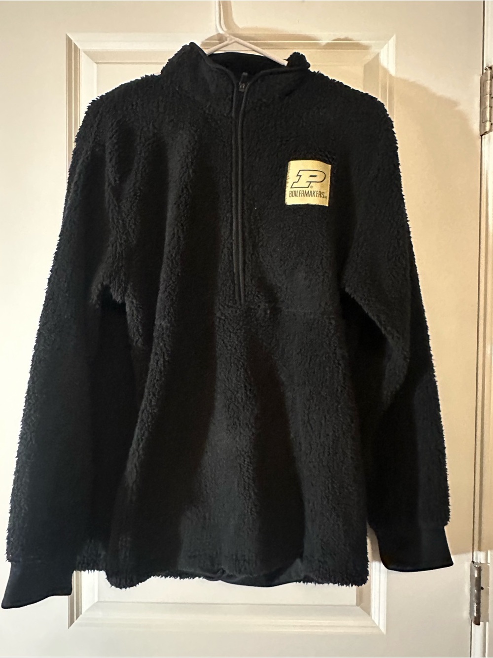 Purdue Boilermakers Black Sherpa Pullover